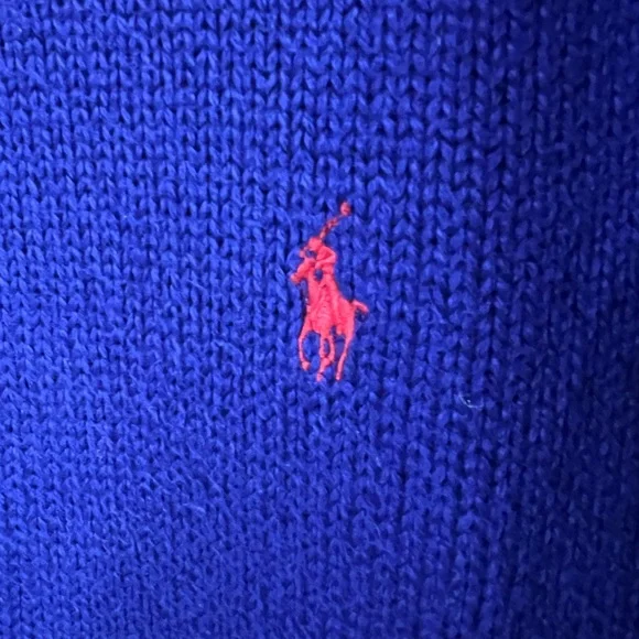 Ralph Lauren Blue Knit Sweater - Picture 3 of 7